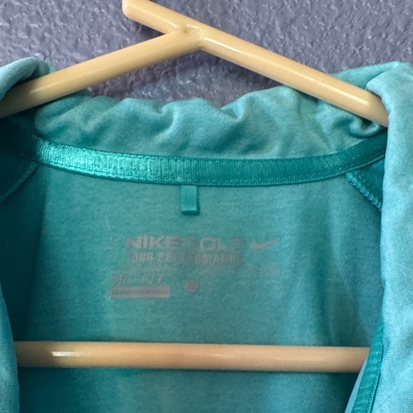 Nike Turquoise and Peach Women's Short Sleeve Top - Picture 3 of 5